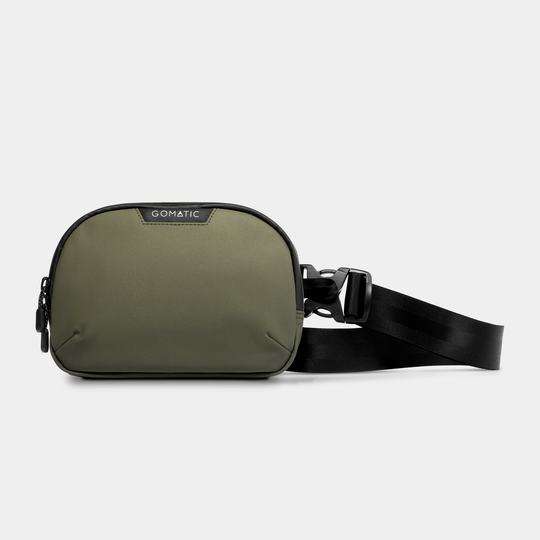 Gomatic Access Sling Olive Strap Front View#color_olive