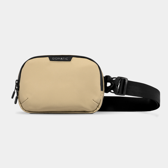 Gomatic Access Sling Sand Strap Front View#color_sand
