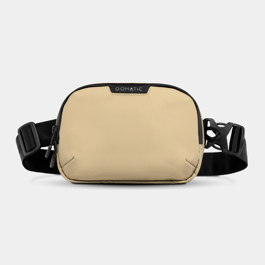 Gomatic Access Sling Sand Strap Front View#color_sand