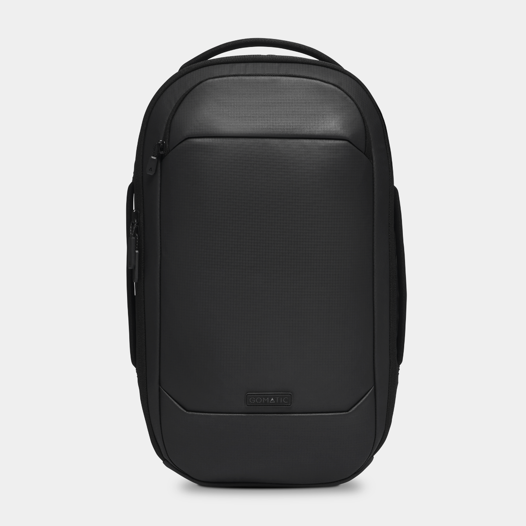 Gomatic Navigator RS Pack 15L Black Front View#color_black